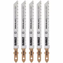 DEWALT 4 in. 10 TPI T-Shank Wood Cutting Jig Saw Blades, 5-Pack thumbnail 1