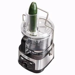 Hamilton Beach Professional 12-Cup Stack n Snap Food Processor with Spiralizer, Stainless Steel thumbnail 1