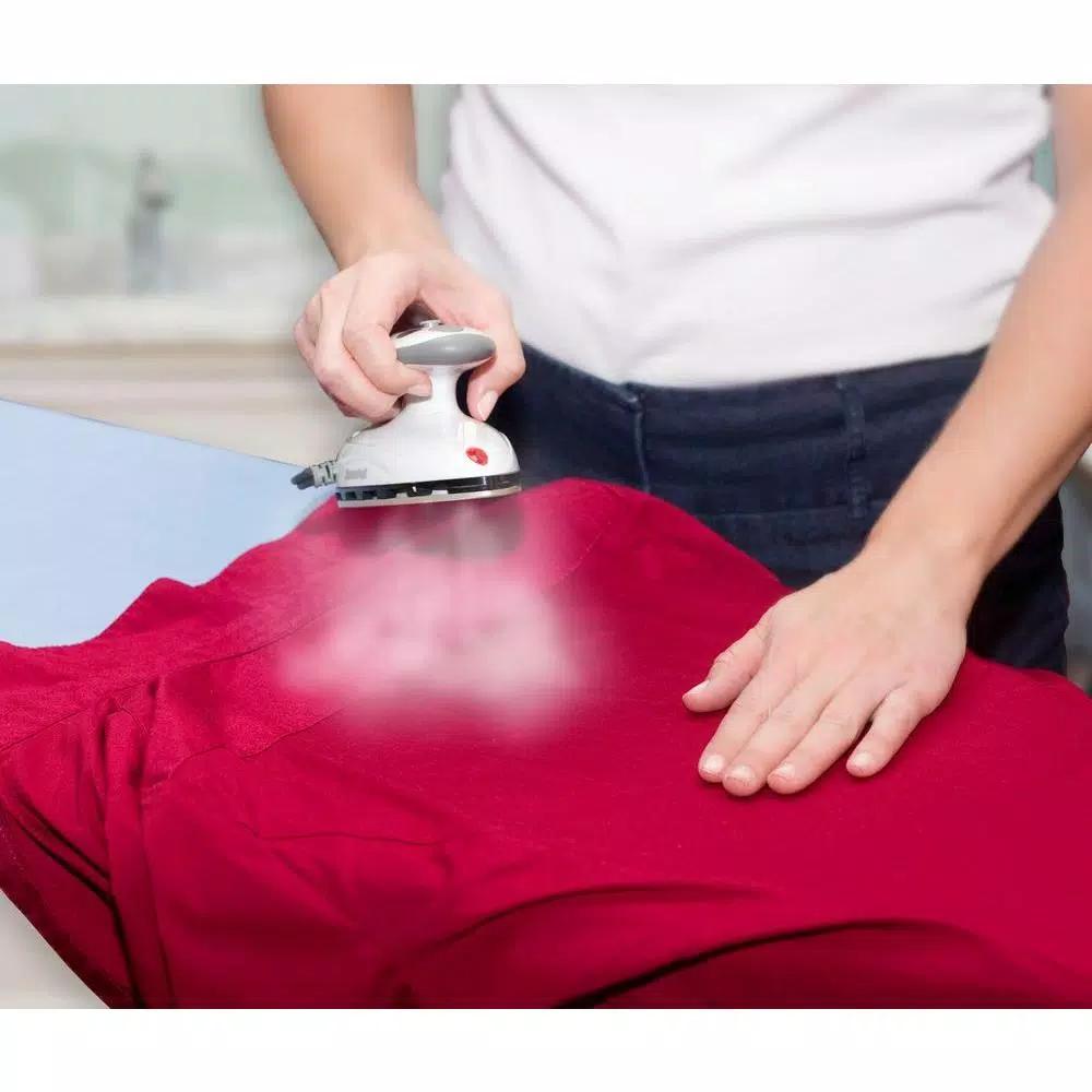 SteamFast SF-717 Mini Steam Iron with Dual Voltage and Travel Bag, Non-Stick Soleplate