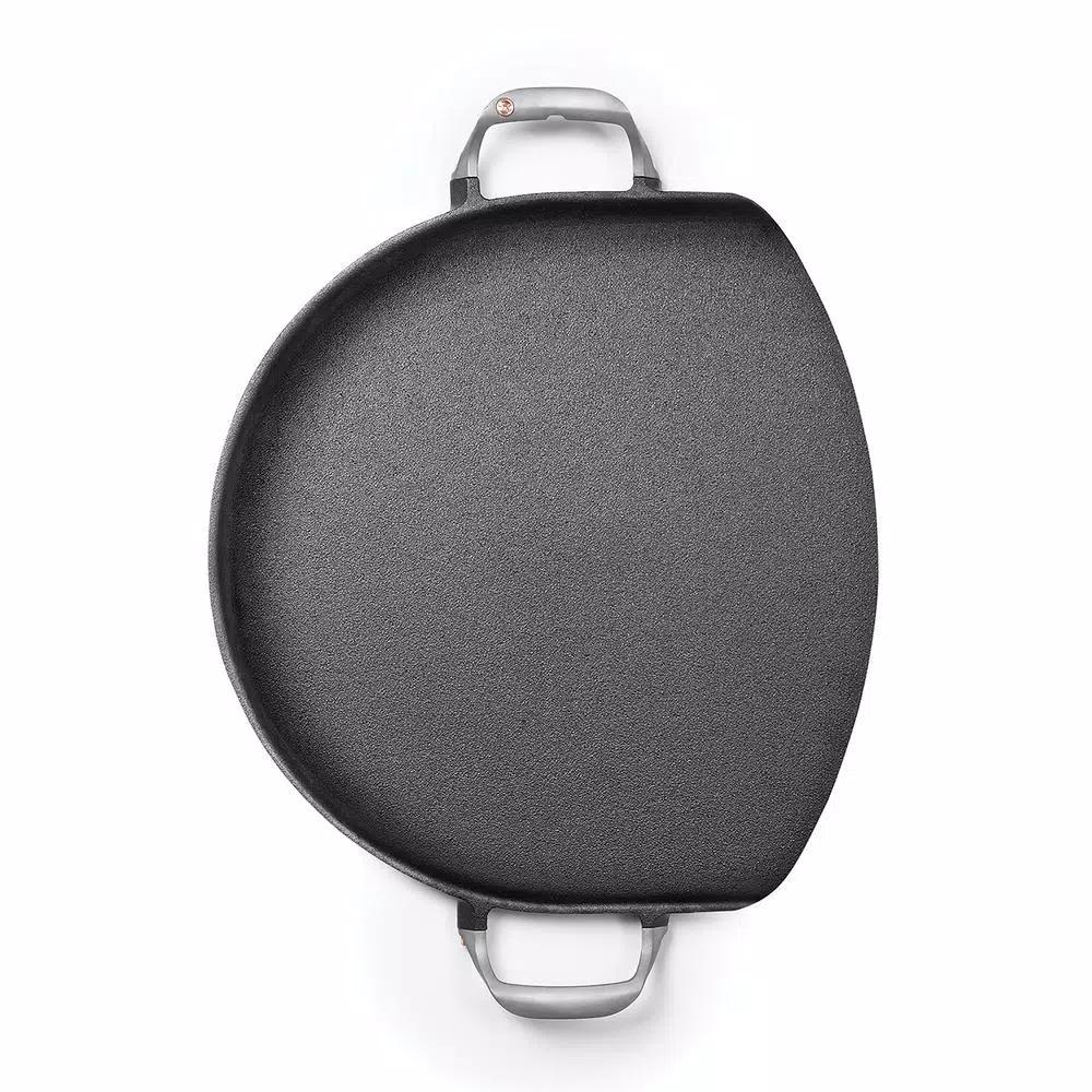 Outset 14 in. Cast Iron Pizza Iron with Forged Steel Handles