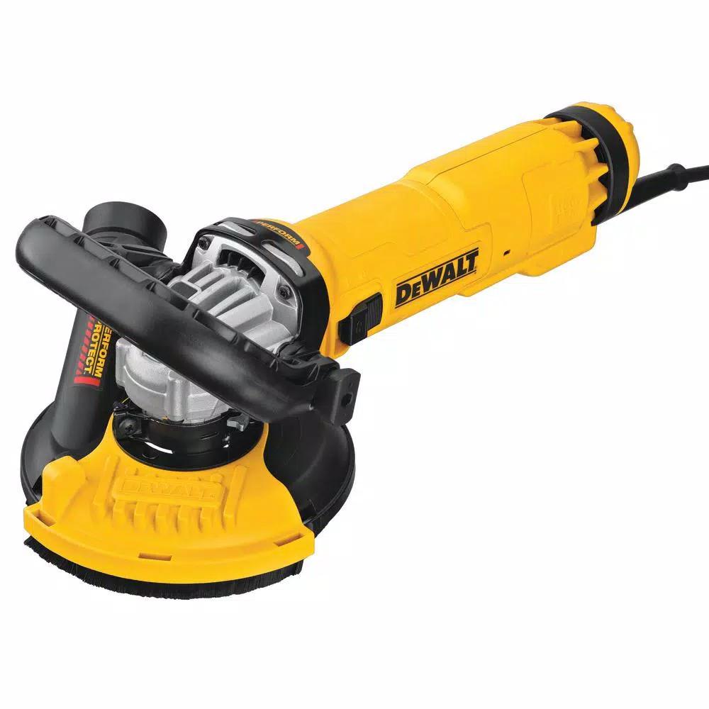 DEWALT 13 Amp Corded Angle Grinder Kit with 5 in. Surface Grinding Dust Shroud