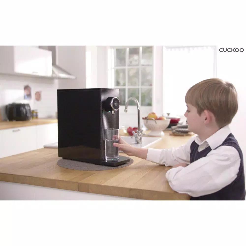 Cuckoo Tankless Countertop Water Purifier & Dispenser - 3-Stage Filtration, Black