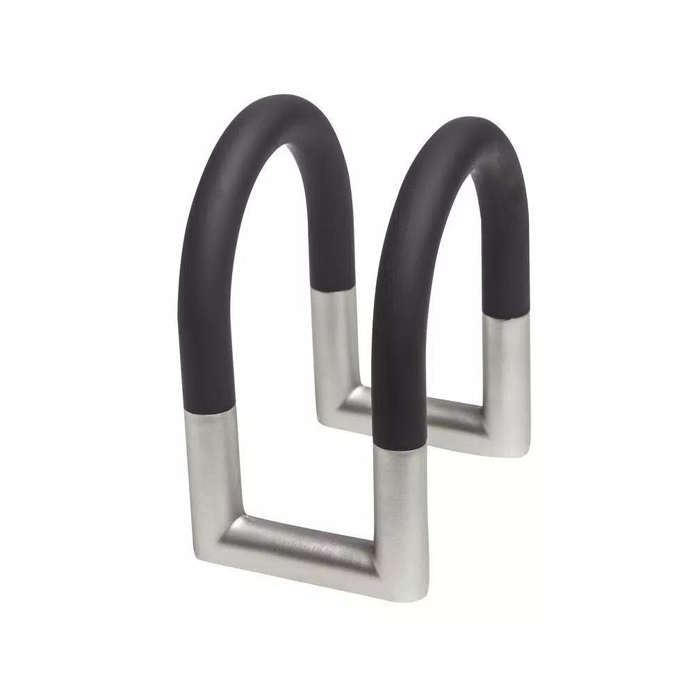 Umbra Squeeze Napkin Holder, Swivel Black and Nickel Metal Design