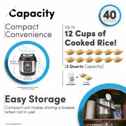 Aroma Professional 3.5 Qt. Stainless Steel Electric Pressure Cooker & Multicooker thumbnail 7