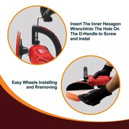 Boyel Living 7 in. Variable Speed Corded Disc Sander Polisher Buffer, 10 Amp, 1000-3500 RPM thumbnail 6