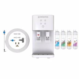 DRINKPOD 2000 Series Bottleless Water Filtration Cooler, 4-Stage Purification, White thumbnail 2