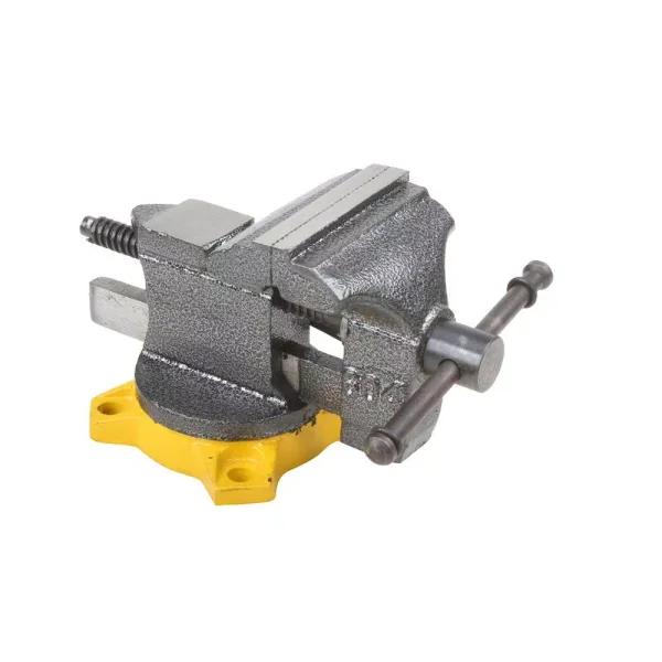 Olympia Tools 4 in. Bench Vise with Swivel Base and Anvil