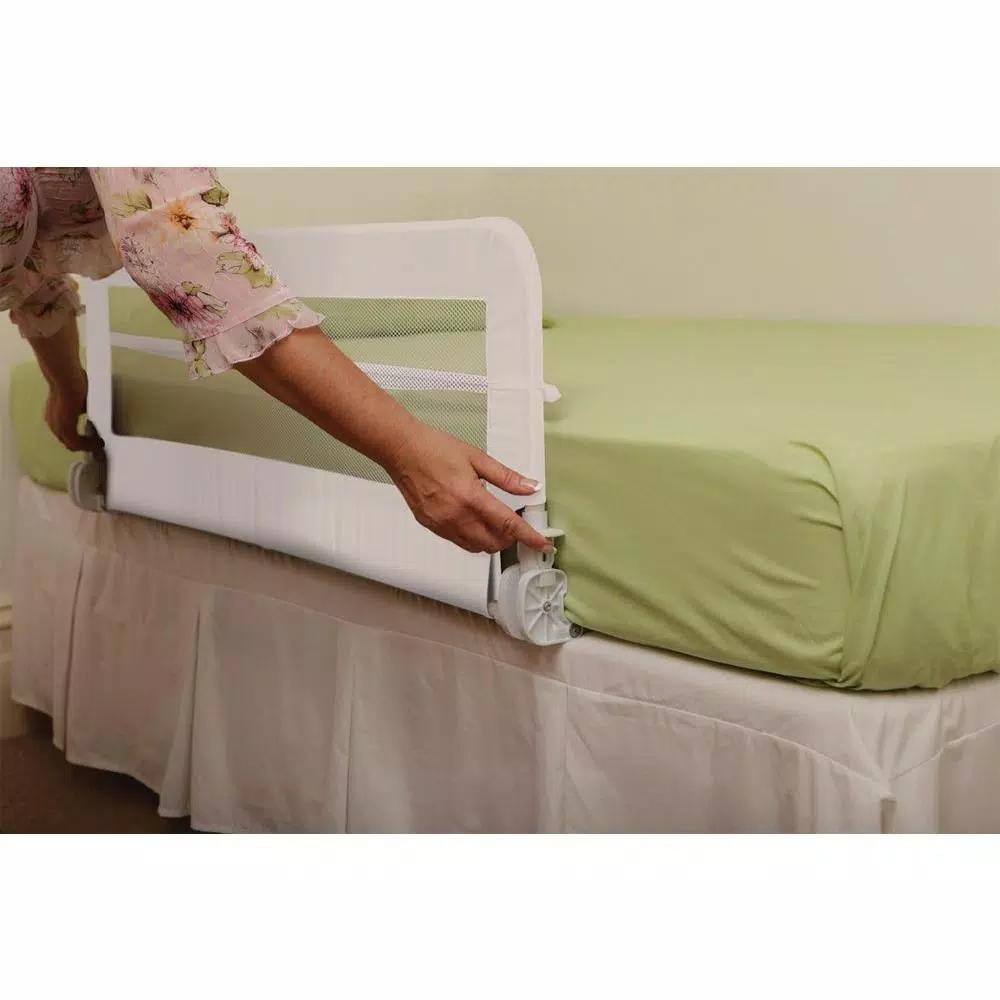 Dreambaby Xtra Harrogate Bed Rail, 43 in. Extra Wide & 18 in. Extra Tall, White