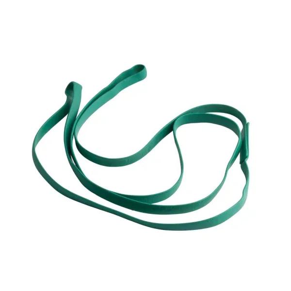 Plasticplace Large 23 in. Rubber Bands for 55 Gal. Trash Cans, Green (5-Pack)
