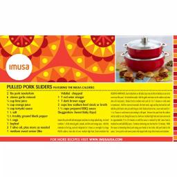 IMUSA 11.6 qt. Cast Aluminum Caldero with Natural Finish and Tight Fitting Lid thumbnail 6