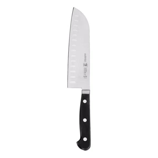 Henckels International Classic 7 in. Hollow Edge Santoku Knife, German Stainless Steel