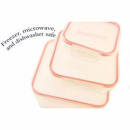 Cook Pro 24-Piece Lock and Seal Food Storage Container Set with Airtight Lids thumbnail 6