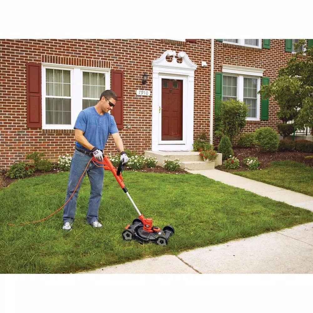 BLACK+DECKER MTE912 12 in. 6.5 Amp 3-in-1 String Trimmer, Edger, and Push Mower