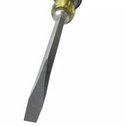 Klein Tools 1/4 in. Flat Head Screwdriver with 4 in. Square Shank and Cushion Grip thumbnail 5