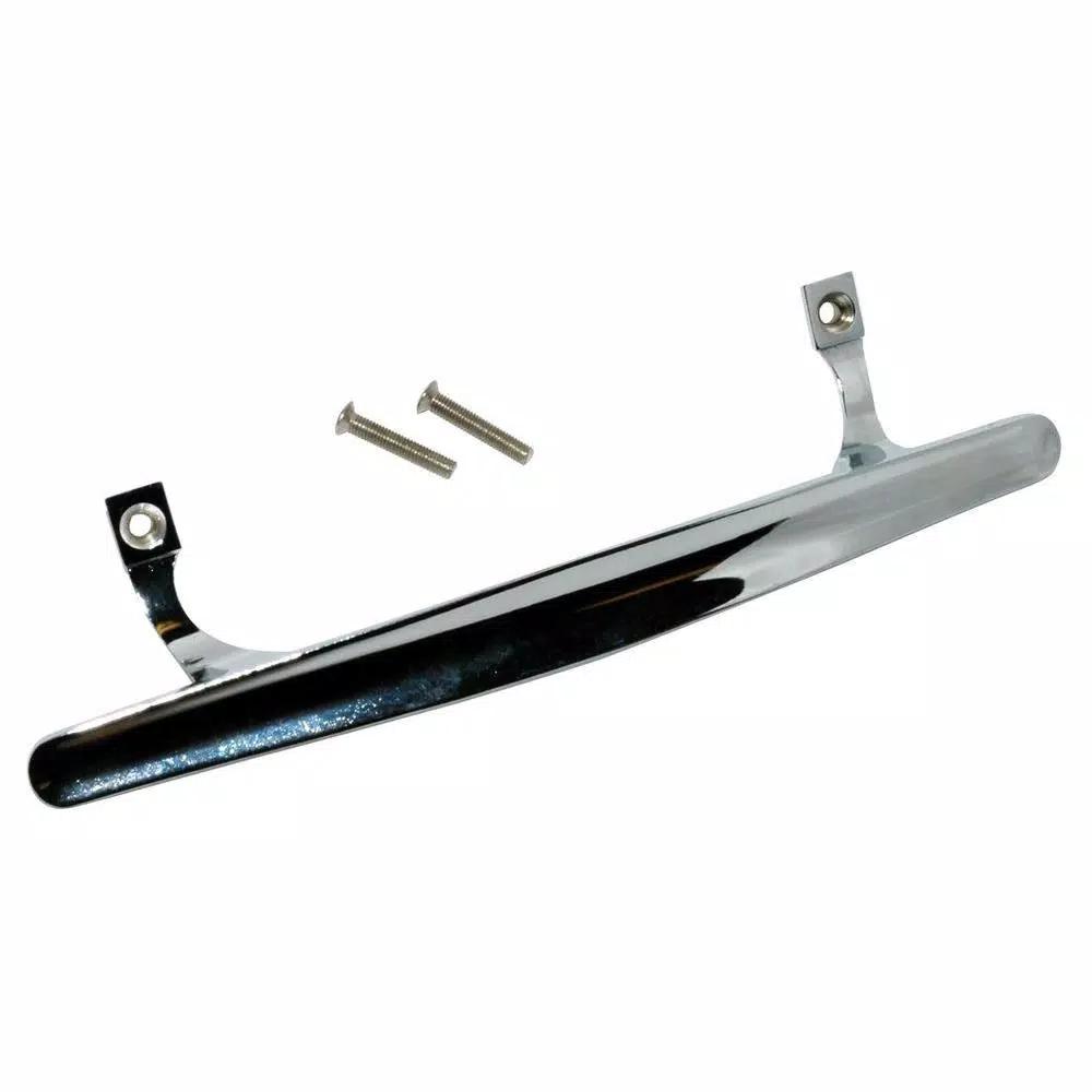 Barton Kramer Sliding Glass Door Handle, Chrome Finish, 6-5/8 in. Hole Spacing