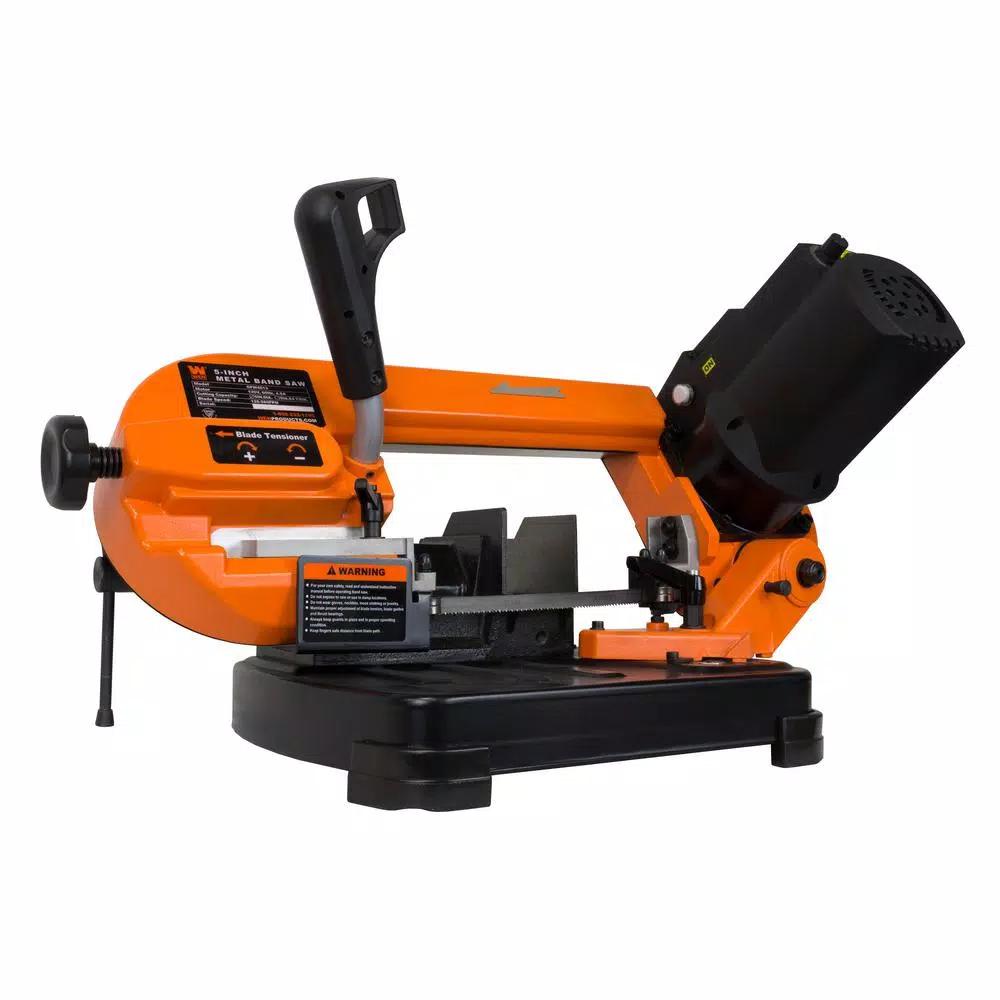 WEN 5 in. Metal-Cutting Benchtop Bandsaw with Variable Speed