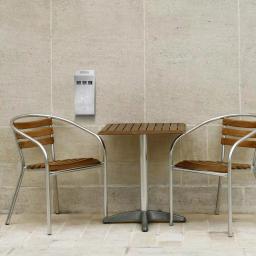 Alpine Industries Stainless Steel Wall-Mounted Cigarette Disposal Station Outdoor Ashtray thumbnail 6