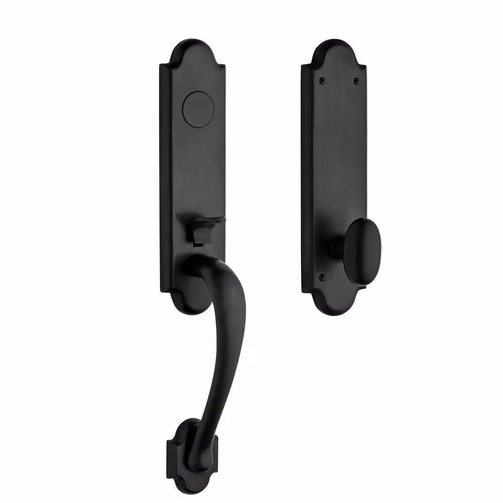 Baldwin Boulder Oil-Rubbed Bronze Dummy Door Handleset