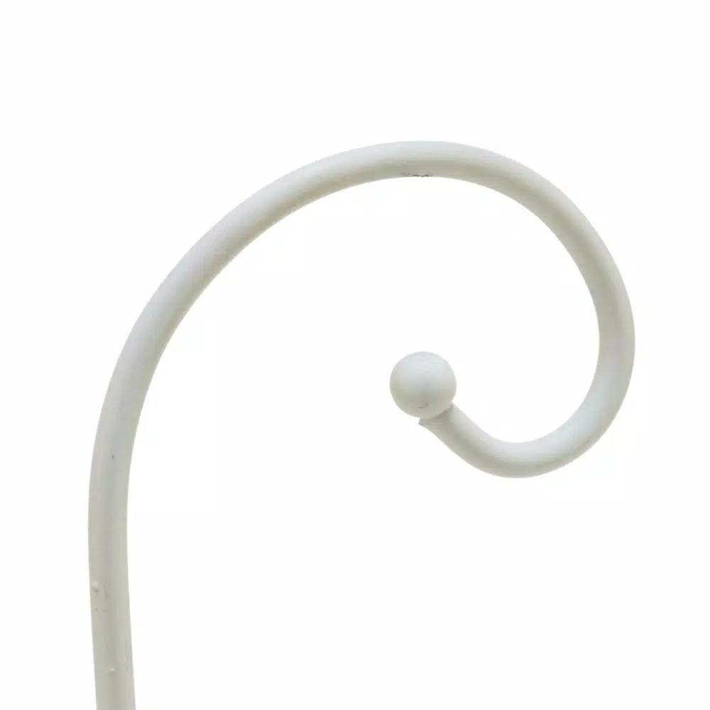 Tripar International, Inc 4-Hook White Metal Mug Tree Stand for Kitchen Countertop
