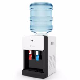 Avalon Countertop Top Loading Water Cooler Dispenser with Child Safety Lock, Hot & Cold, White thumbnail 2