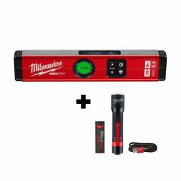 Milwaukee 14 in. REDSTICK Digital Box Level with PINPOINT Technology & 700 Lumen LED Flashlight Kit thumbnail 1