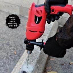 Boyel Living 6.4 Amp 1/2 in. Corded Hammer Drill Driver with Variable Speed and Rotatable Handle thumbnail 8