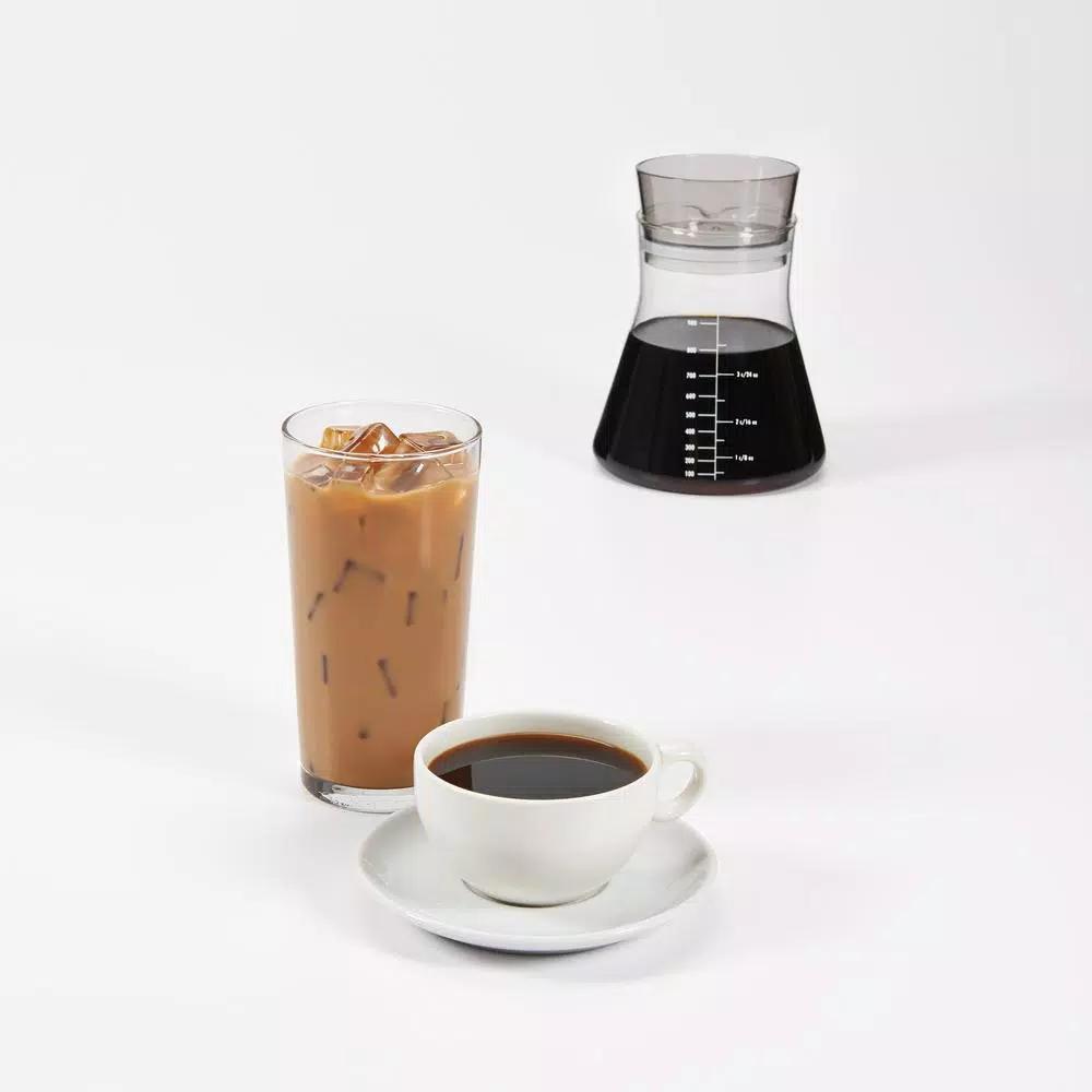 OXO Good Grips 4-Cup Cold Brew Drip Coffee Maker with Stainless Steel Filter, Gray