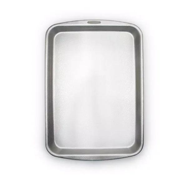 Doughmakers 13 in. x 18.5 in. Aluminum Sheet Cake Pan, Heavy Duty Rectangle Baking Sheet