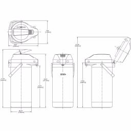 BUNN 36725.0000 3.8L Stainless Steel Lever Action Airpot Coffee Dispenser thumbnail 2