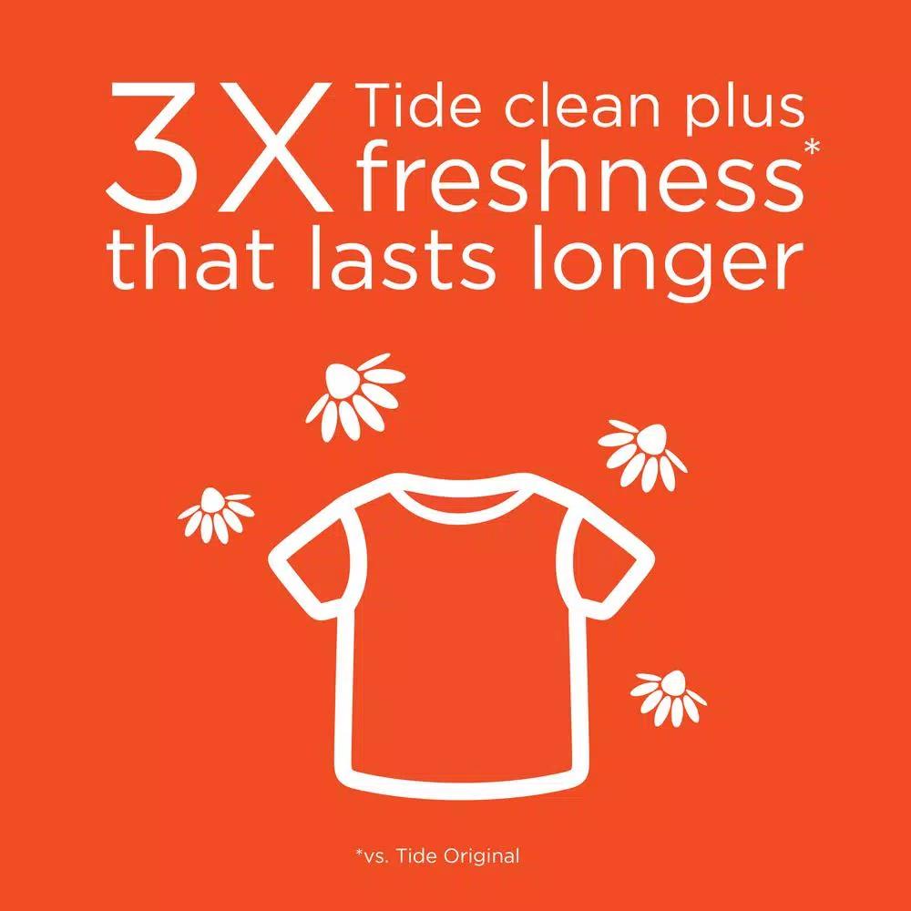 Tide Plus Febreze Spring and Renewal Liquid Laundry Detergent (72 Loads) and Downy April Fresh Fabric Softener (60 Loads)