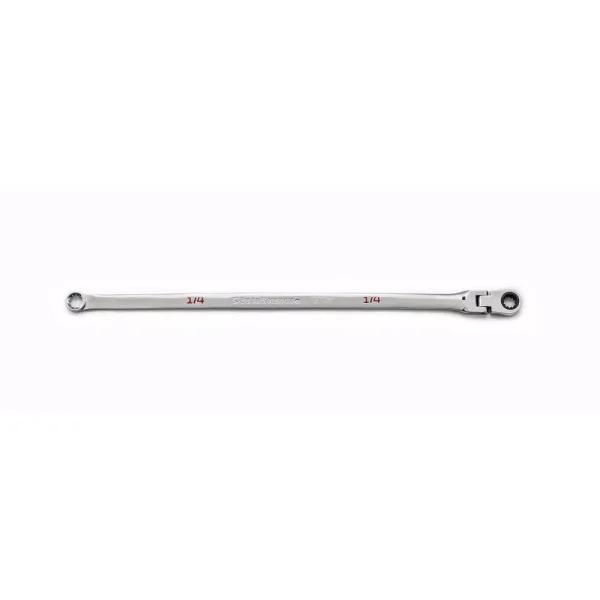 GearWrench 1/4 in. 120XP Universal Spline XL GearBox Flex Head Ratcheting Wrench