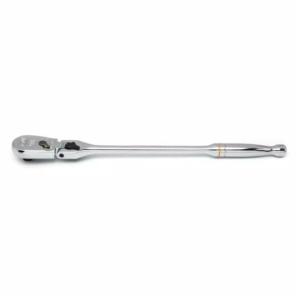 GEARWRENCH 1/2 in. Drive 90-Tooth Locking Flex Head Teardrop Ratchet, 17 in.