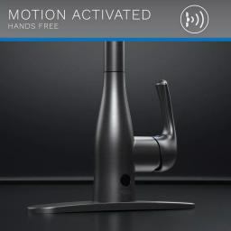 Flow Series Motion Activated Single-Handle Pull-Down Kitchen Faucet, Chrome thumbnail 10