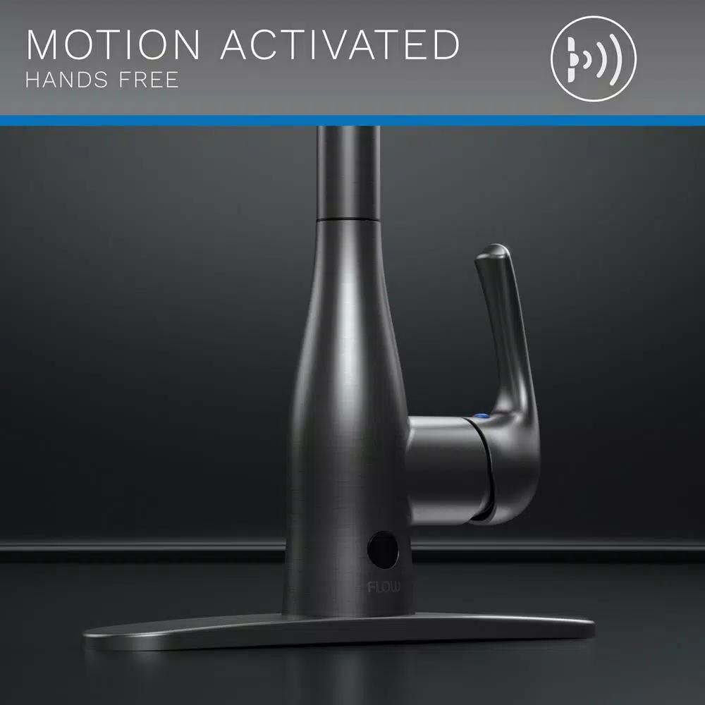 Flow Series Motion Activated Single-Handle Pull-Down Kitchen Faucet, Chrome