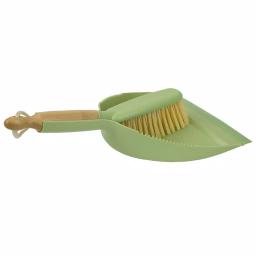 Home Basics Bliss Collection Green Bamboo Broom and Dustpan Set, 8.62 in. thumbnail 2