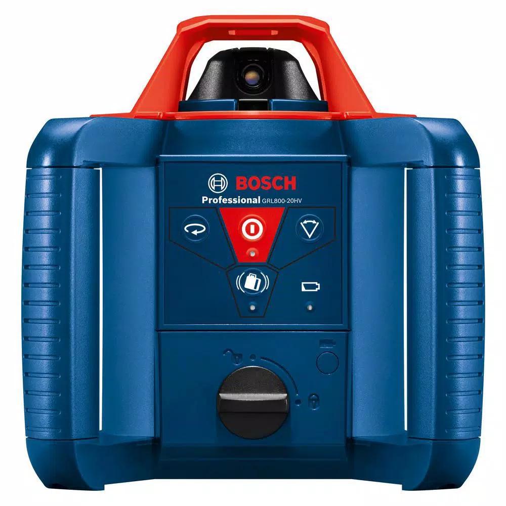 Bosch GRL800-20HVK Self-Leveling Rotary Laser Level Kit, 800 ft. Range, Reconditioned