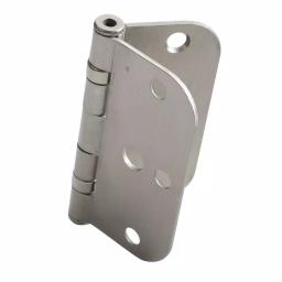 Everbilt 3-1/2 in. Satin Nickel Ball Bearing Door Hinge 3-Pack thumbnail 2