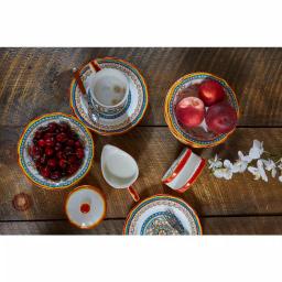 Euro Ceramica Duomo Collection Stoneware Breakfast Accessory Set thumbnail 4