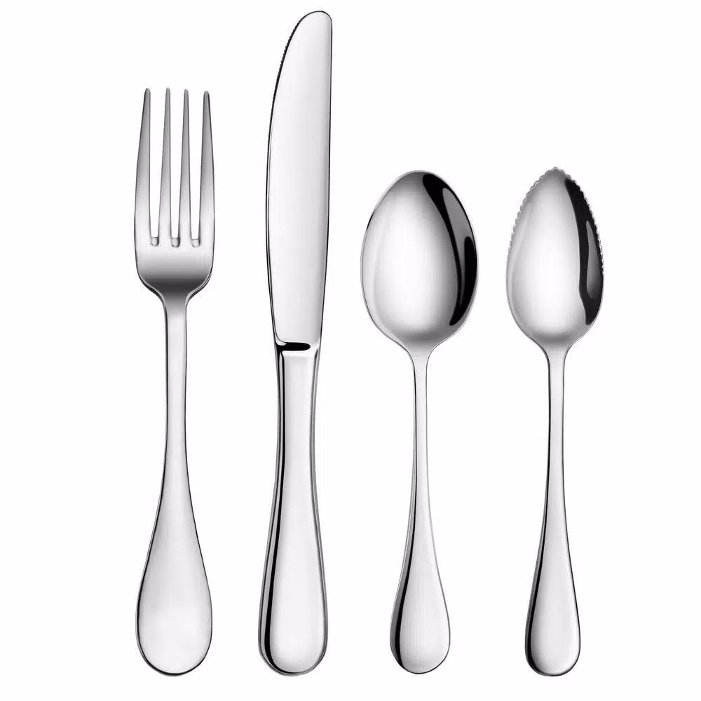 Artaste Rain 20-Piece 18/10 Stainless Steel Flatware Set, Service for 4