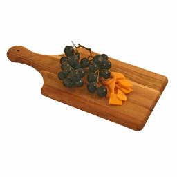 Catskill Craftsmen 14 in. Hardwood Cutting Board & Serving Paddle - Natural Birch Farmhouse Style thumbnail 4