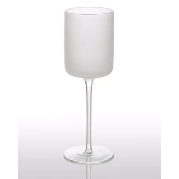 Abigails White Night Frosted Water Glass, 12 oz Matte Finish Glassware