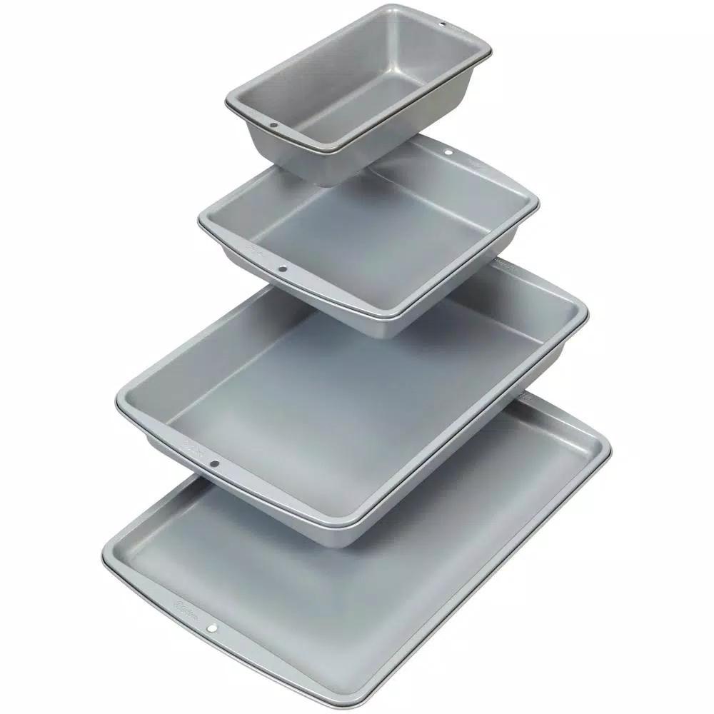 Wilton Recipe Right 4-Piece Non-Stick Steel Bakeware Set
