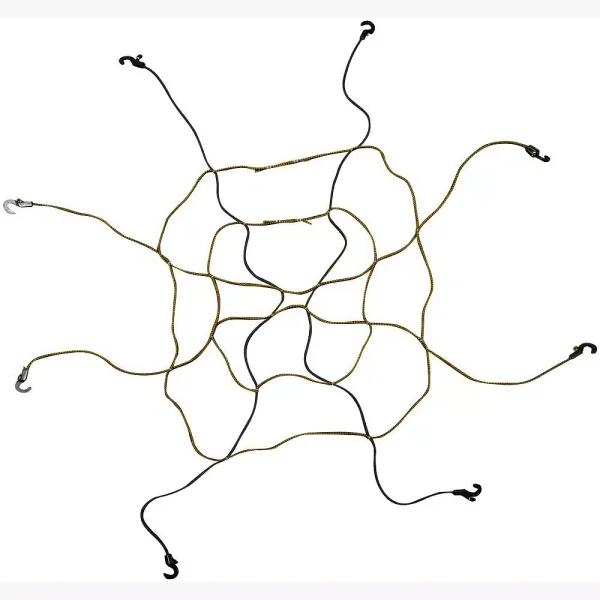 Husky Zipnet Adjustable Cargo Net for Pickup Trucks, Universal Fit with Color-Coded ZipHook Cords