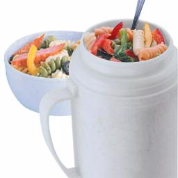 Range Kleen 34 oz. Insulated Food Jar - Glass and Foam Thermal Food Bottle thumbnail 2