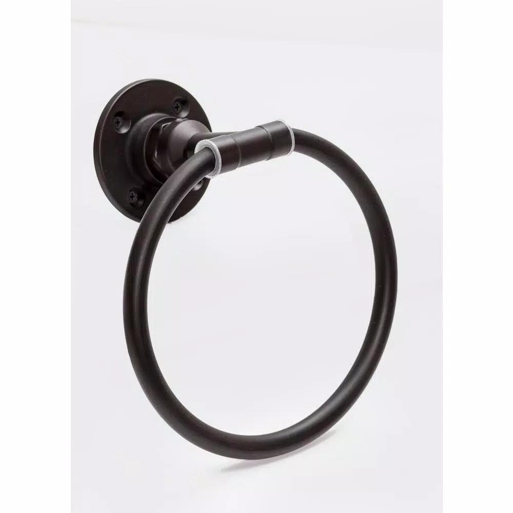 Design House Kimball 4-Piece Bathroom Hardware Accessory Kit, Satin Black