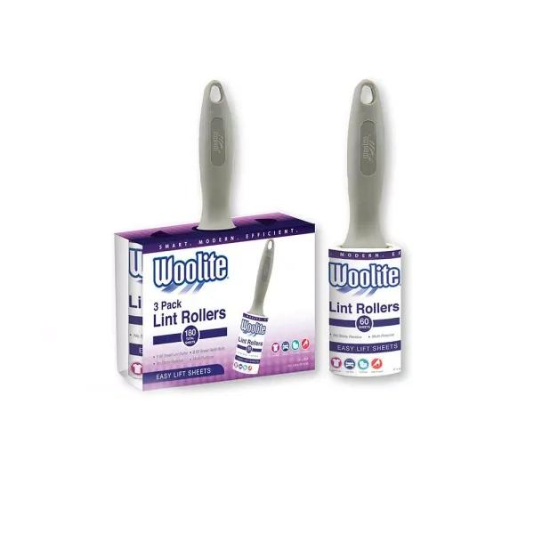 Woolite Lint Rollers, 3-Pack, 180 Sheets Per Roll