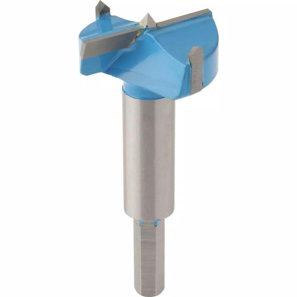 Shop Fox 16-Piece Carbide Forstner Bit Set, 1/4 in. to 2-1/8 in. with Wooden Case