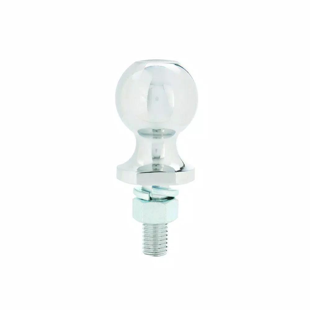 TowSmart 2,000 lb. Capacity Chrome Hitch Ball, 1-7/8 in. Ball Diameter, 5/8 in. Shank