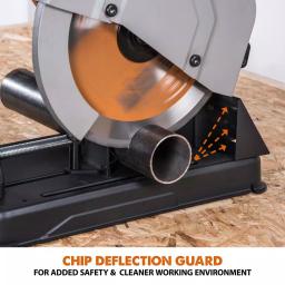 Evolution Power Tools 15 Amp 14 in. Multi-Material Chop Saw with Japanese TCT Blade thumbnail 7