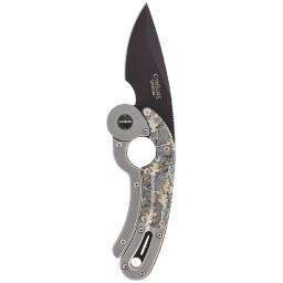 Camillus Dominator 2.25 in. Stainless Steel Drop Point Fixed Blade Knife with Aluminum Handle and Sheath thumbnail 5